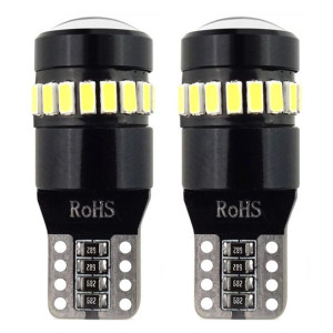 Led canbus 18smd 3014 + 1smd 1smd t10 w5w white 12v/24v