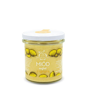 Miód suflet z cytryną 350g SADY DOLINA NOTECI