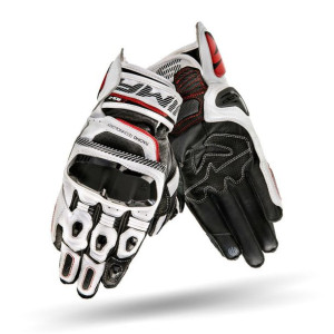 Rękawice motocyklowe Shima XRS-2 biało-czarne M