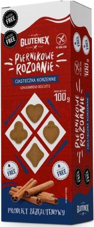 Ciastka korzenne Bezglutenowe 100 g Glutenex Piernikowe Rozdanie