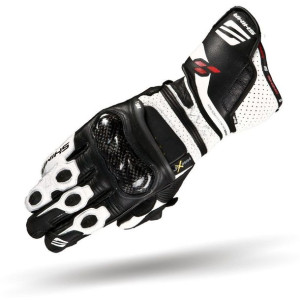 Rękawice motocyklowe Shima RS-1 biało-czarne M