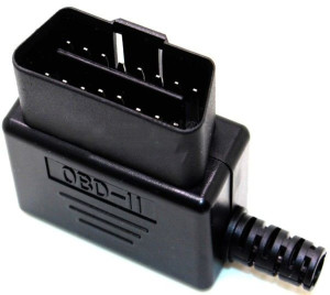 Gniazdo Wtyk Wtyczka Męska Obd2 Kątowa Złącze Obdi