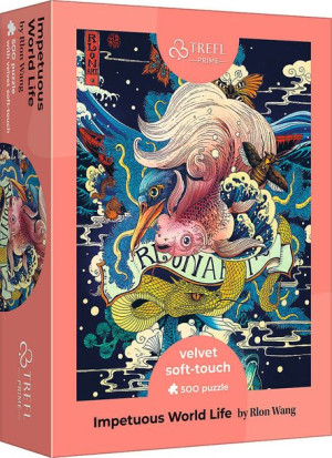 Puzzle 500 elementów Velvet Soft Touch Impetuous World Life UFT