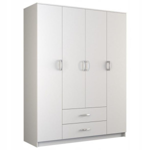 Szafa Roma Biała Mat 160cm Szuflady Top