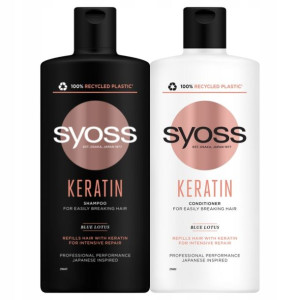 Syoss Keratin Szampon Odżywka do włosów Łamliwych