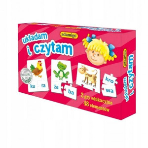 Gra planszowa UKŁADAM I CZYTAM
