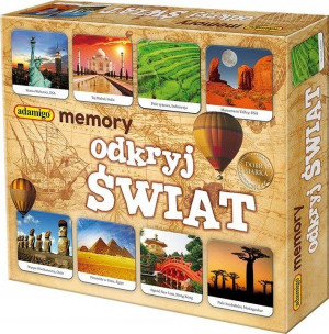 Gra planszowa MEMORY- ODKRYJ ŚWIAT