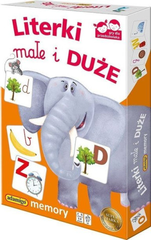 Literki małe i DUŻE układanka POZNAJ LITERKI