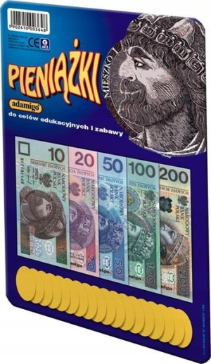 Pieniążki Banknoty i Monety DO NAUKI LICZENIA
