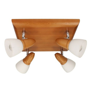 Julietta Lampa Sufitowa 4xe14 Max.40w Buk Kirsz/chrom/biały