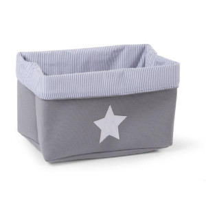 Childhome Pudełko płócienne 32 x 20 x 20 cm Grey