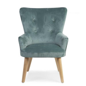 Childhome Sofa pojedyncza Velvet Green