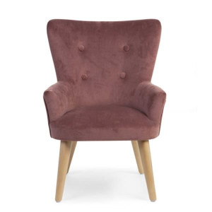 Childhome Sofa pojedyncza Velvet Rosa