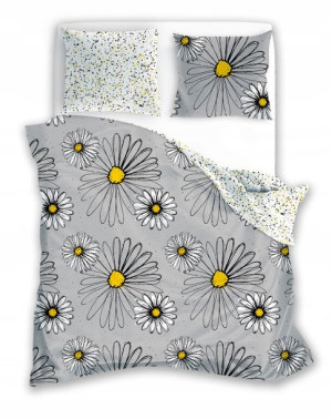 Pościel 160x200 Kwiaty Stokrotka Kwiat Bawełniana