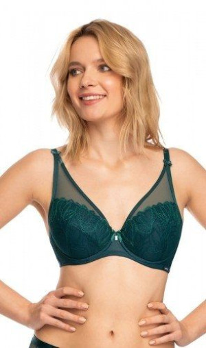 Biustonosz push-up Emily Nipplex Zielony 70C