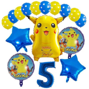 Zestaw Balonów Na 5 Urodziny 5 Latek Pokemon