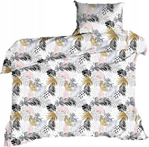 Pościel Z Kory Kora 140x200 Monstera Liście Palmy