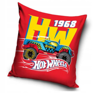 Hot Wheels Auta Resorki Poduszka z Poszewką 40x40