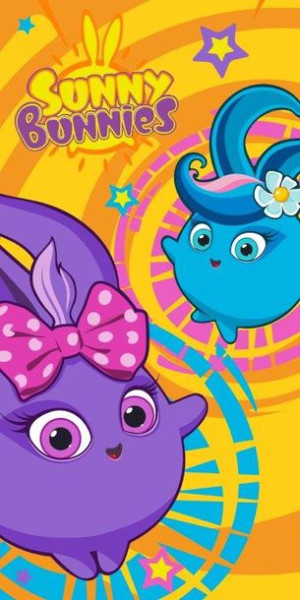 Ręcznik Bawełniany 70x140 Sunny Bunnies Króliczki