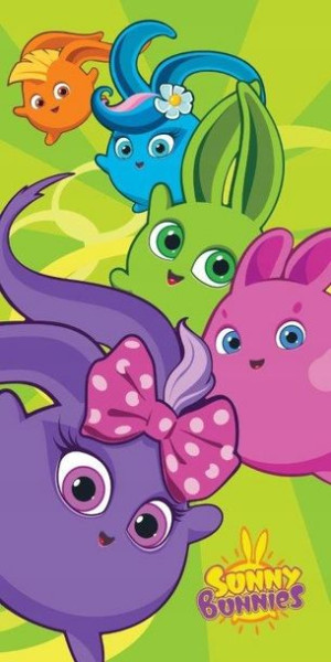 Ręcznik Bawełniany 70x140 Sunny Bunnies Króliczki