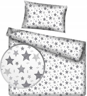 Pościel 100x135 Niemowlęca Gwiazdki Gwiazdy Stars