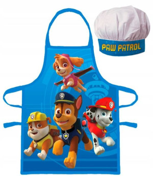 Fartuch Fartuszek Dziecięcy Psi Patrol Paw Czapka