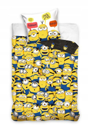 Pościel 160x200 Bawełniana Minionki Minions Minion