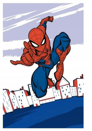 RĘCZNIK 30x50 Do Przedszkola Rąk Spiderman Spider