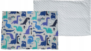 Poszewka na Poduszkę 40x60 Minky Dino Dinozaury