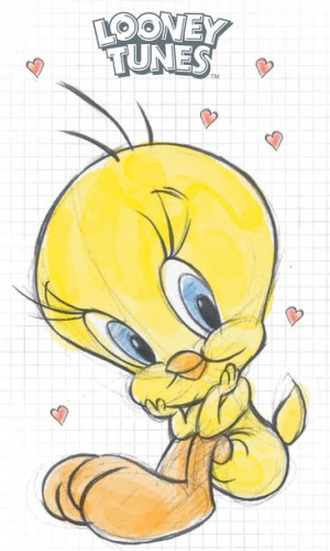 Ręcznik Do Przedszkola 30x50 Imię Haft Tweety
