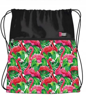 Worek na Obuwie Monstera Flamingi Szkolny Buty