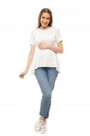 Bluzka Ciążowa Bluza Rozkloszowana S/M Tunika