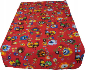 Bieżnik Obrus 60x120 Bawełniany Folk Kaszuby Kogut