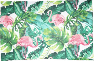 Bawełniana Poszewka 40x60 Monstera Liście Flamingi