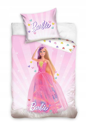Pościel 160x200 Bawełniana Lalka Lala Barbi Barbie