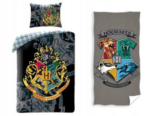 Pościel 140x200 Harry Potter Ręcznik 70x140 Zestaw