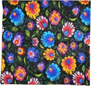 Folk Poszewka na Poduszkę 50x50 Łowicka Łowicz 50