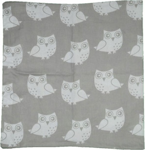 Bawełniana Poszewka 40x40 Sowy Sówki z Sowami Owl