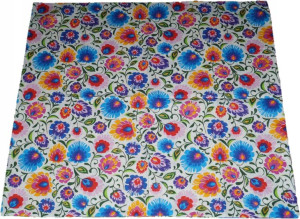 Bawełniana Poszewka 70x80 Folk Łowicz Łowicka 70