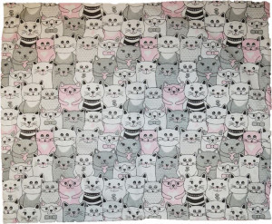 Bawełniana Poszewka 50x60 Koty Kotki z Kotami Cat