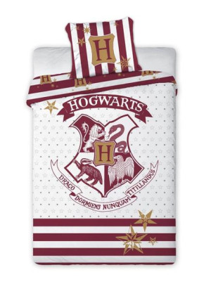 Pościel 160x200 Dziecięca Harry Potter Hogwarts