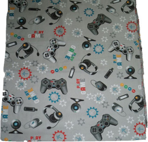 Tkanina Bawełniana Pościelowa Gamer Dla Gracza Gry