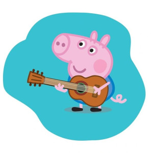 Poduszka Kształtka Świna Peppa Pig Maskotka George