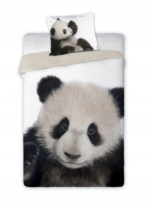Pościel 160x200 Bawełniana Panda Miś Misio Zwierzę