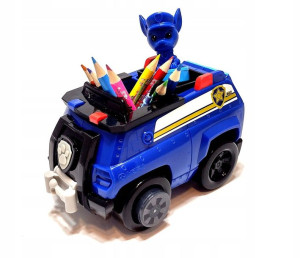 Samochód na przybory plastyczne Psi Patrol Chase