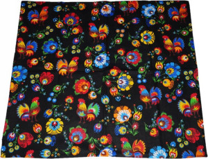 Bawełniana Poszewka 70x80 Folk Łowicz Kaszubska
