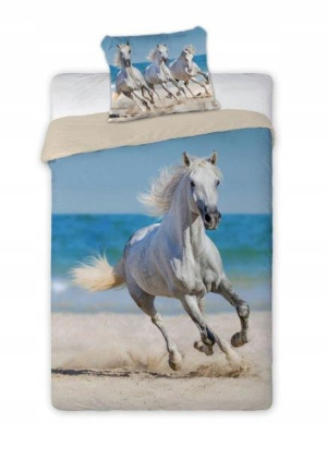 Pościel Dziecięca 160x200 Koń Konie z Końmi Horse