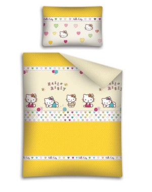 Pościel Do Łóżeczka 100x135 Hello Kitty Kity Kiti
