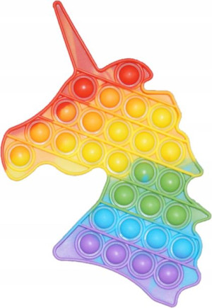 Popit Zabawka Sensoryczna Jednorożec Pop It Bąbel