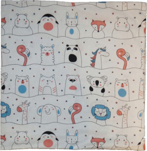 Poduszka z Poszewką 40x40 Lama Panda Flaming Słoń